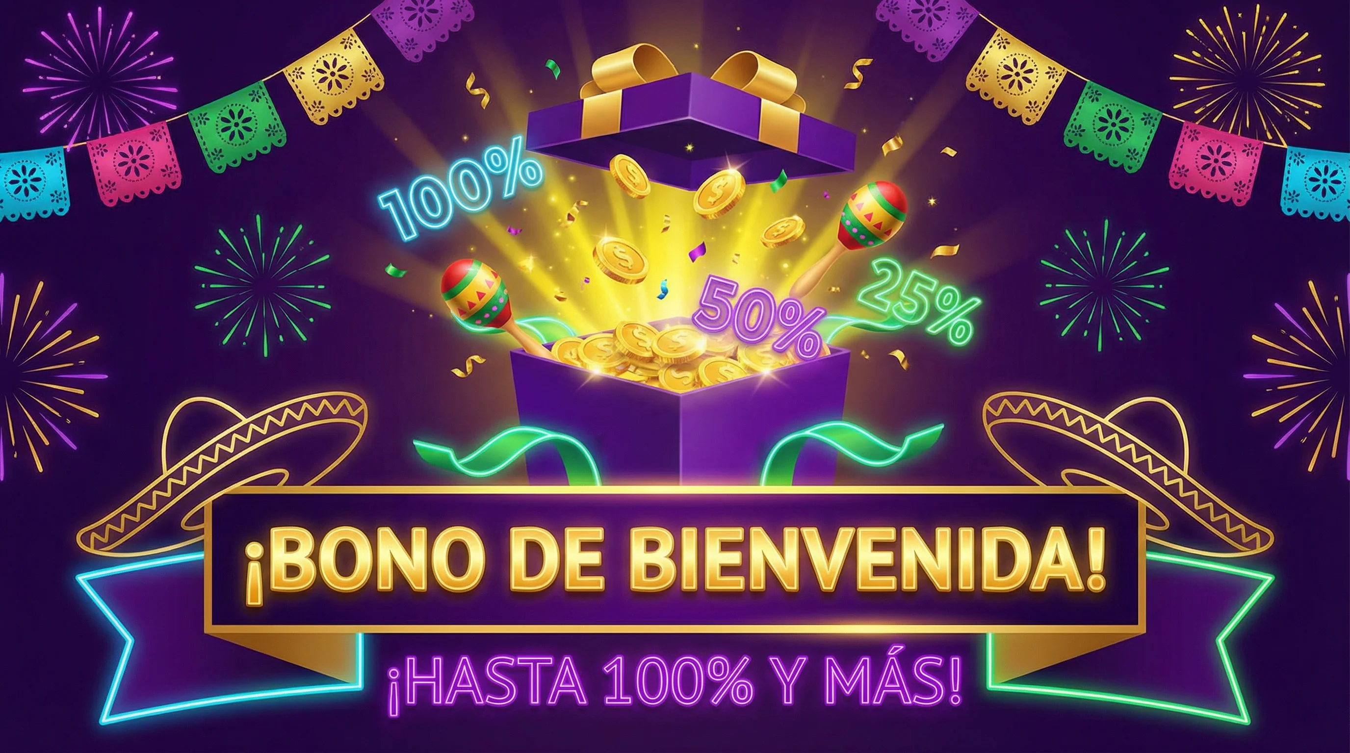 Bono de bienvenida del 100% en betway mx México